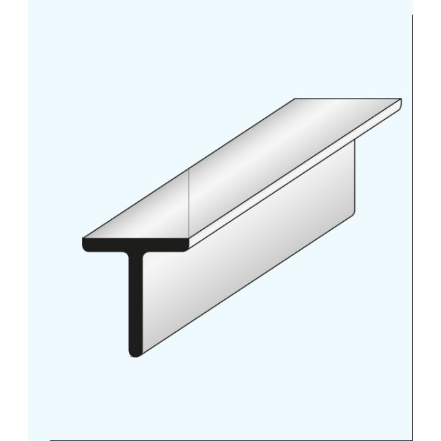 Maquette - T-beam 4.0x4.0mm Super Styrene 1000mm - 413-56