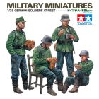 Tamiya 1:35 - German Soldiers At Rest Kit - 35129