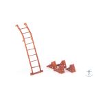 3D Print Mayhem - 1:48 - Boarding Ladder and Wheel chocks (Type 1) for Mig-29 - 3DPM48015