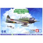Tamiya 1:72 - Mitsubishi A6M3 (Zeke) 3A Zero Fighter Model 22 - 60785