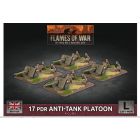 Flames of War 1:100 - 17pdr Anti Tank Platoon - BBX52
