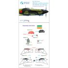 Quinta Studio 1:48 - Yak-1 (early production) 3D-Printed & Coloured Interior on Decal Paper Base Skill (for SF and Modelsvit kit) - QD48002-BASE