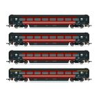 Hornby OO - Virgin Mk3 Coach Pack (TS 42176, TS 42177, TS 42105 & TF 41059)- R40569