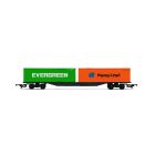 Hornby OO - RailRoad BR FFA Container Wagon with two 30 containers- R60360