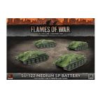 Flames of War 1:100 - SU-122 Medium SP Battery - SBX60