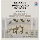 Toucan Models 1:35 - U.S Navy Bofors Gun Metal Shells and Casings - TC3D005