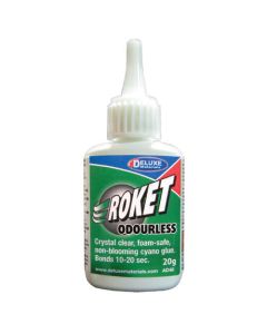 Deluxe Materials - Roket Cyano Odourless Glue 20g - DLAD-46
