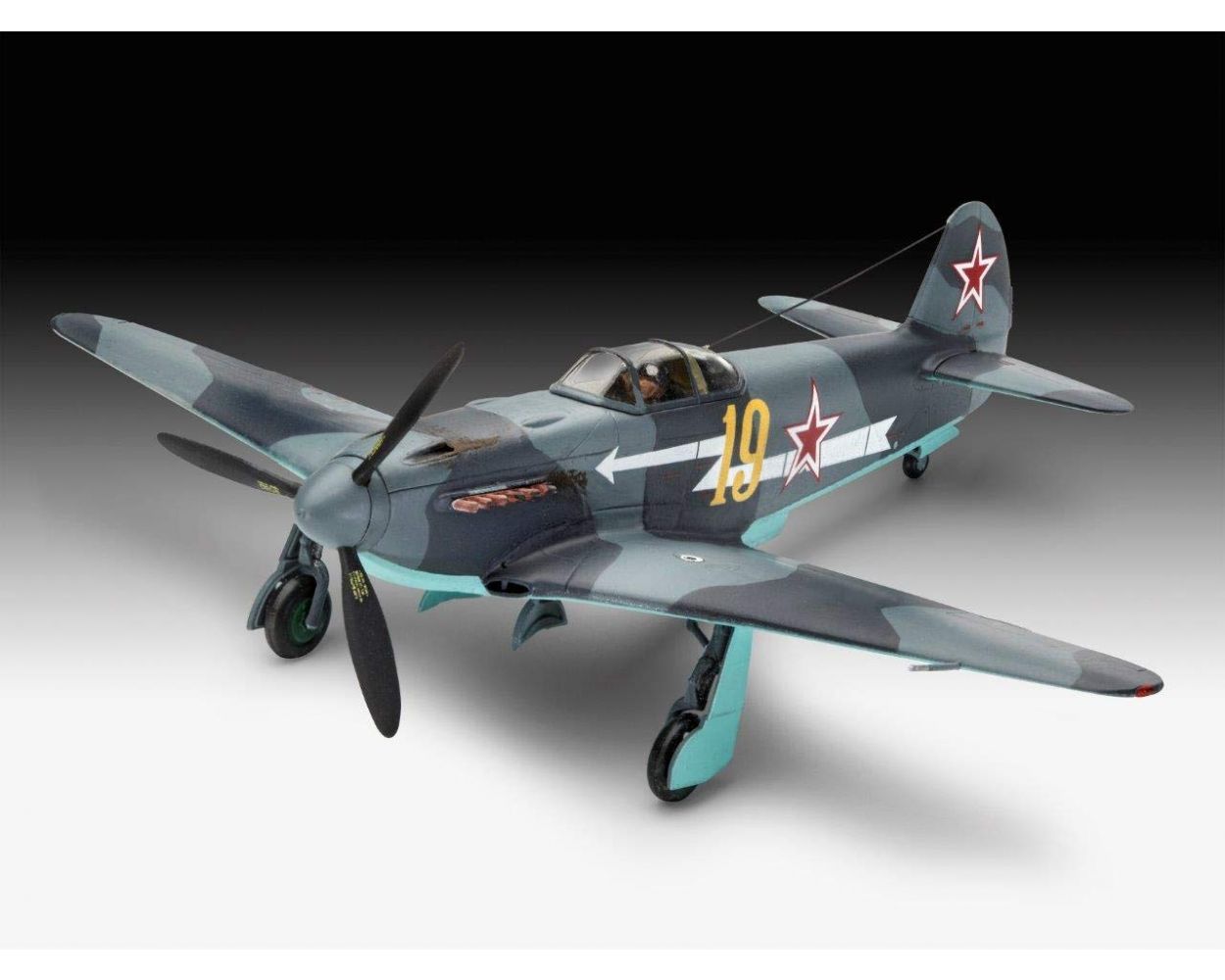 Jakowlew Jak-3 diecast 1:72 fighter model Amercom SL-39 